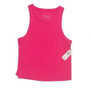 Aerie Hot Pink Ribbed Tank